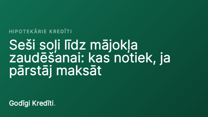 Seši soļi līdz mājokļa zaudēšanai: kas notiek, ja pārstāj maksāt